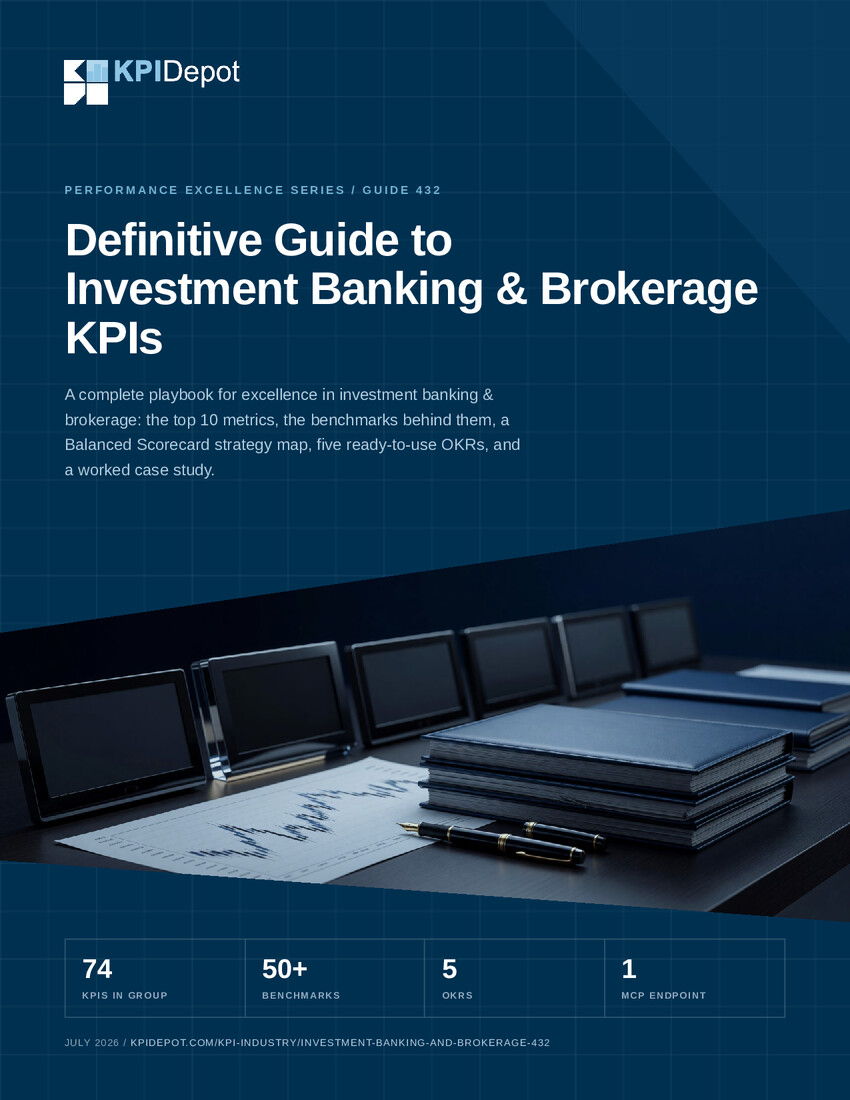 Definitive Guide to Investment Banking & Brokerage KPIs cover