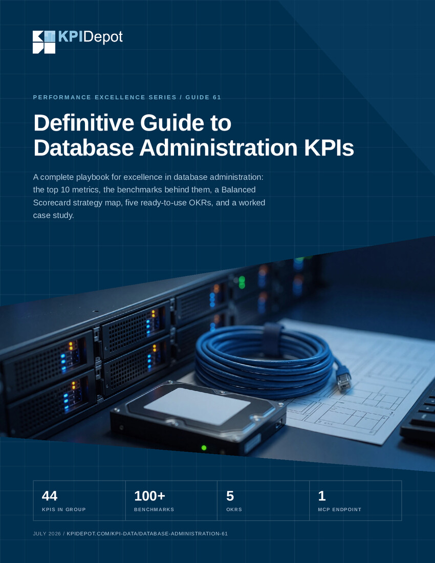 Definitive Guide to Database Administration KPIs cover