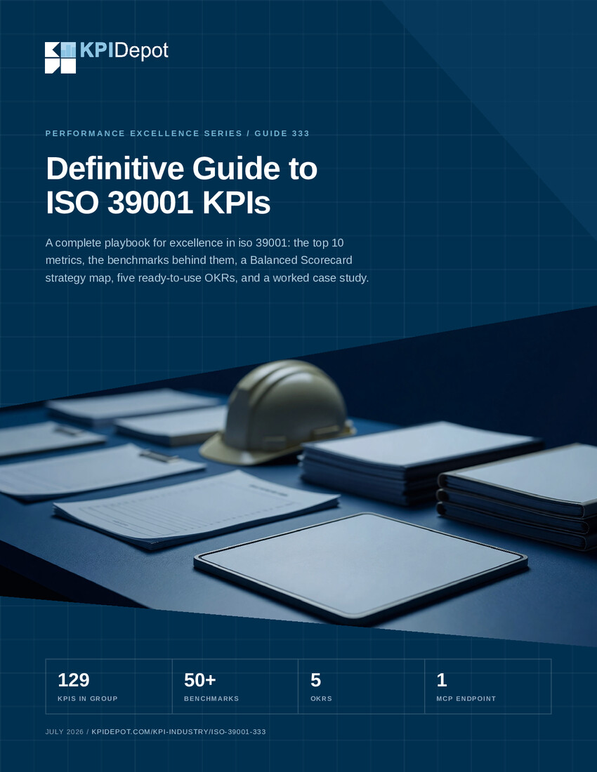 Definitive Guide to ISO 39001 KPIs cover