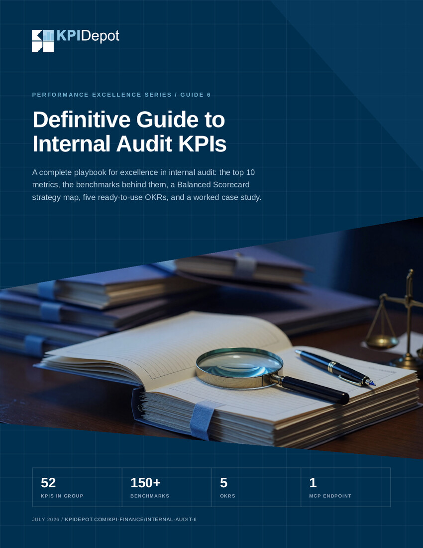 Definitive Guide to Internal Audit KPIs cover