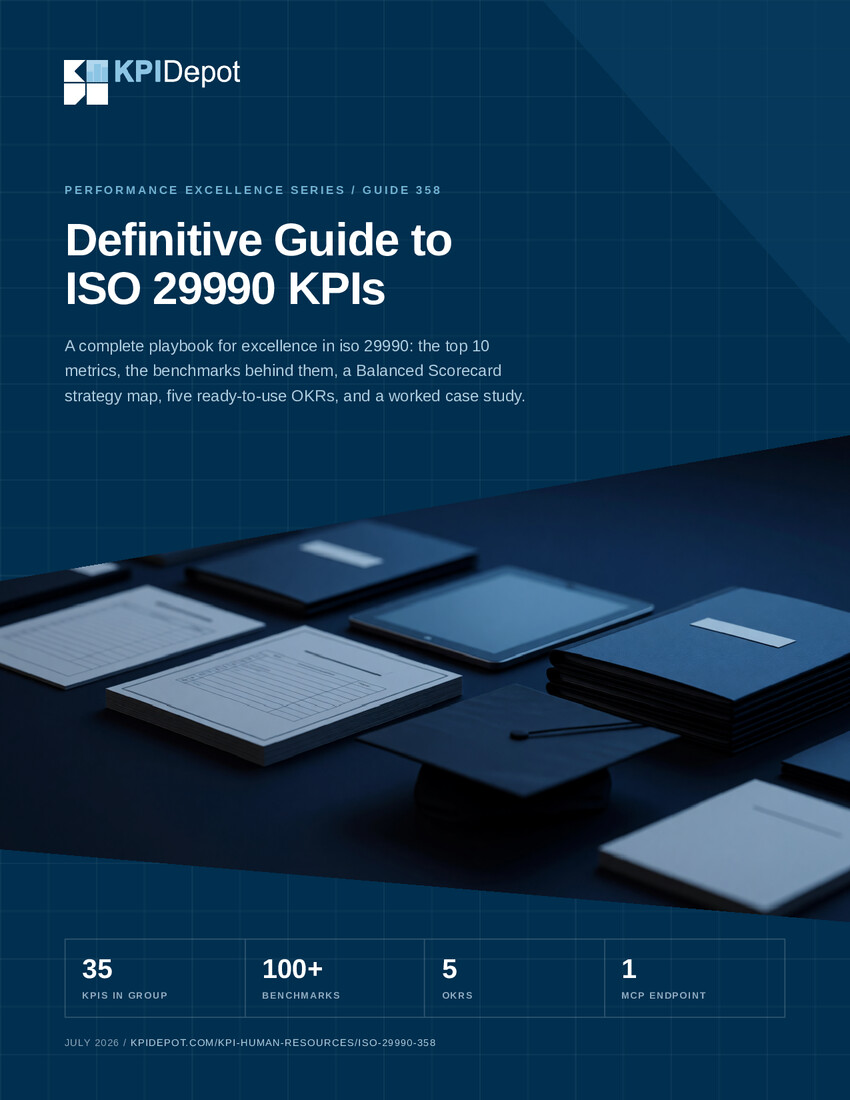 Definitive Guide to ISO 29990 KPIs cover
