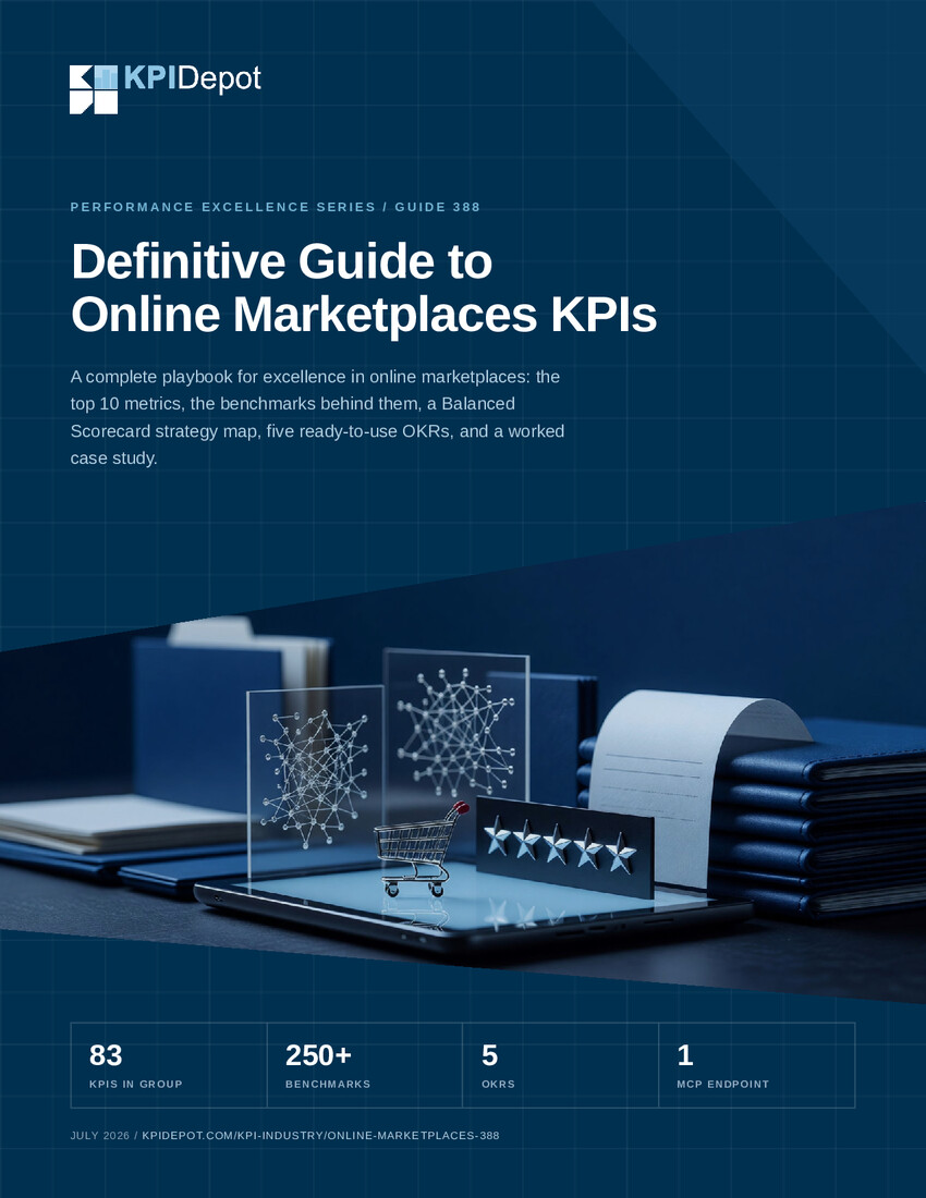Definitive Guide to Online Marketplaces KPIs cover