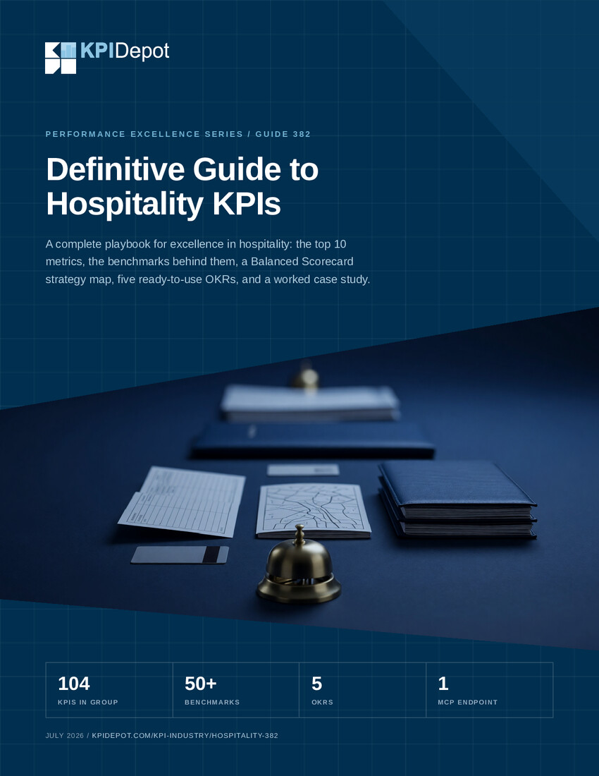 Definitive Guide to Hospitality KPIs cover