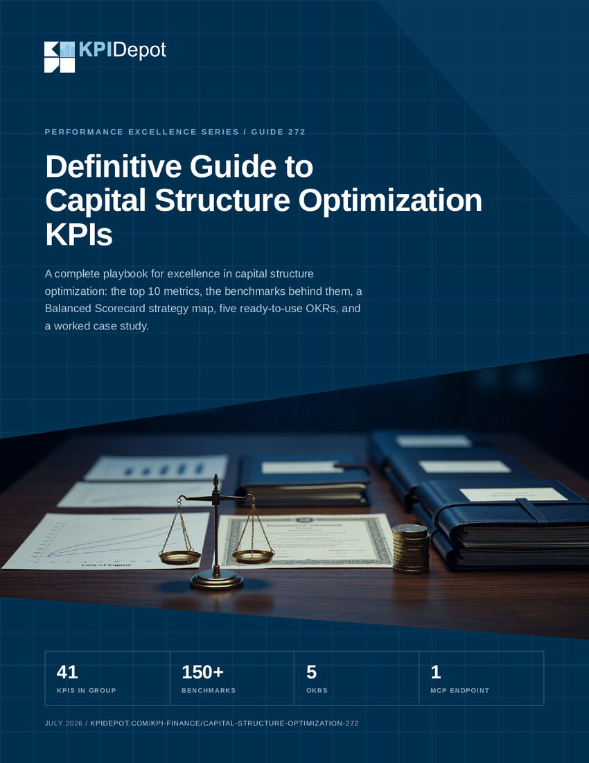 Definitive Guide to Capital Structure Optimization KPIs cover