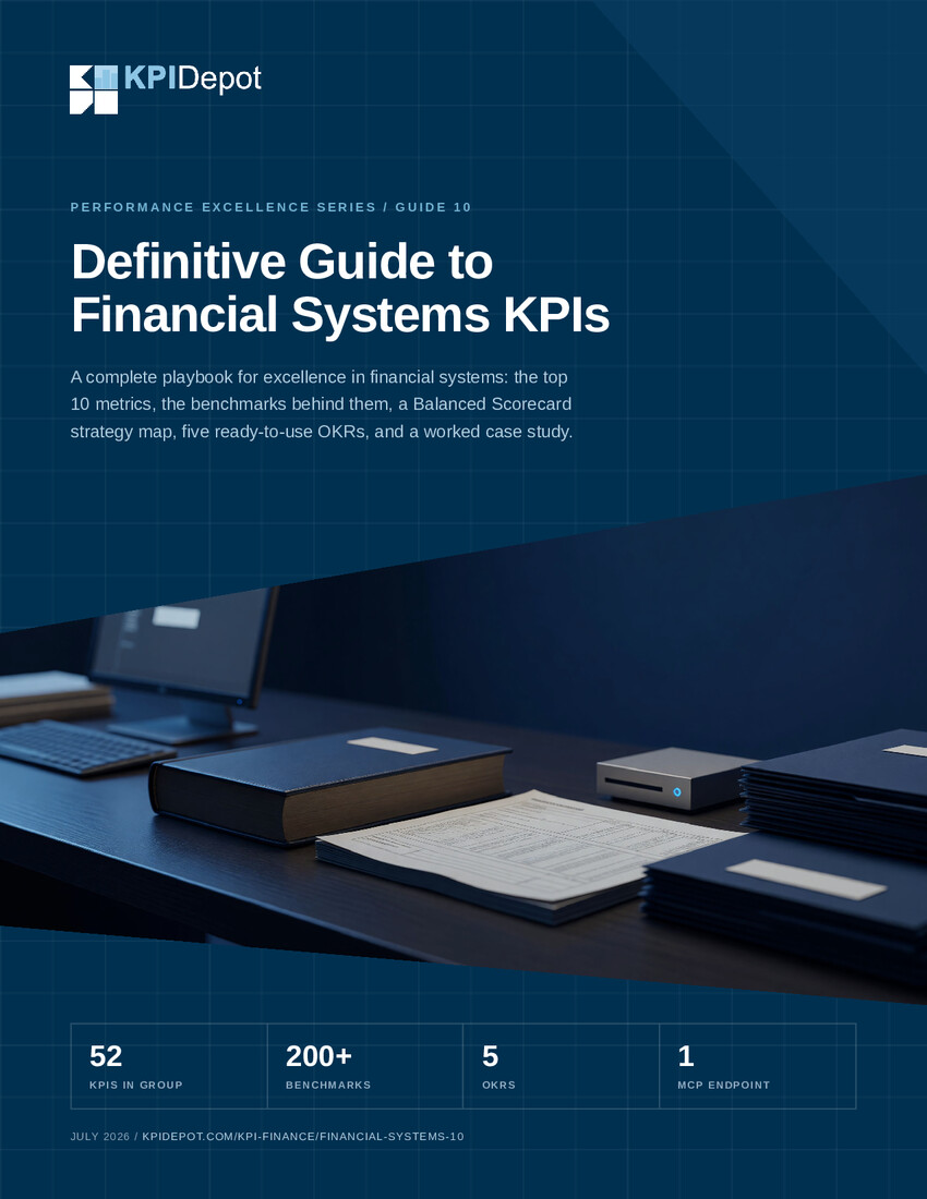 Definitive Guide to Financial Systems KPIs cover
