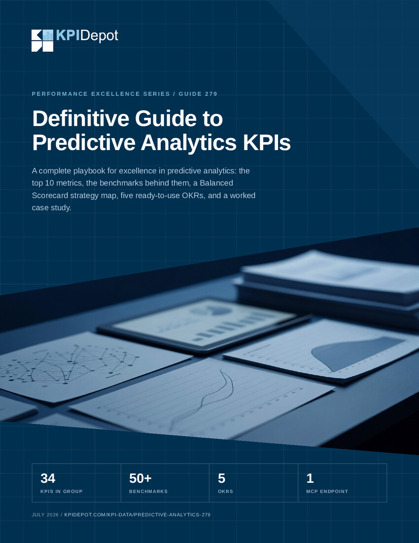 Definitive Guide to Predictive Analytics KPIs cover