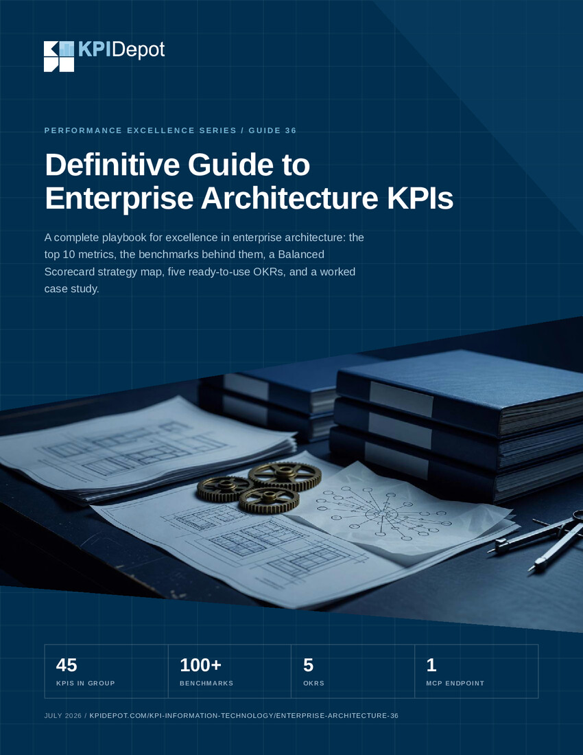 Definitive Guide to Enterprise Architecture KPIs cover