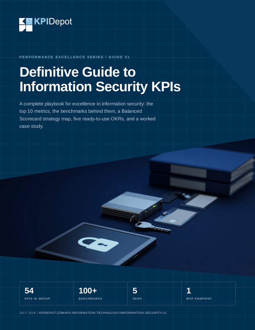 Definitive Guide to Information Security KPIs cover