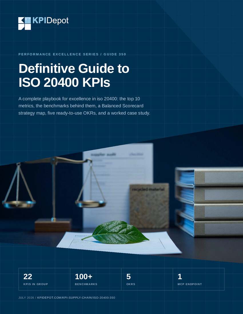 Definitive Guide to ISO 20400 KPIs cover