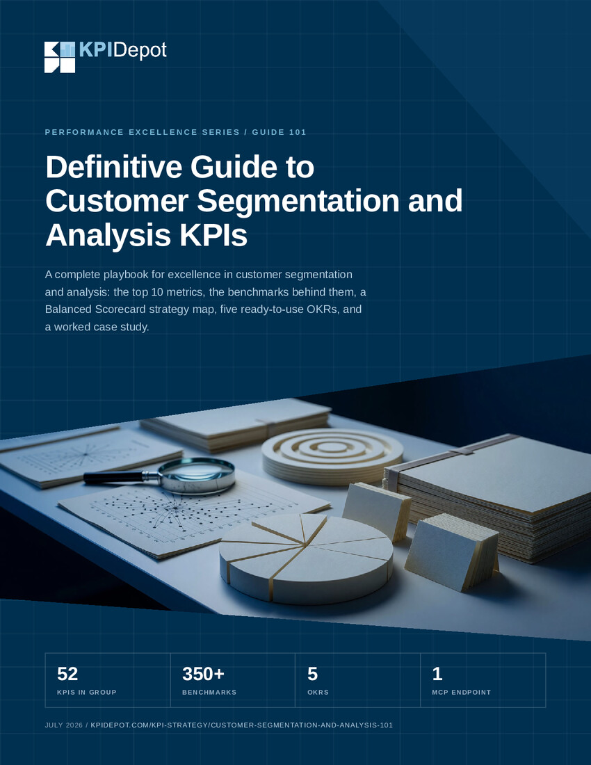 Definitive Guide to Customer Segmentation and Analysis KPIs cover