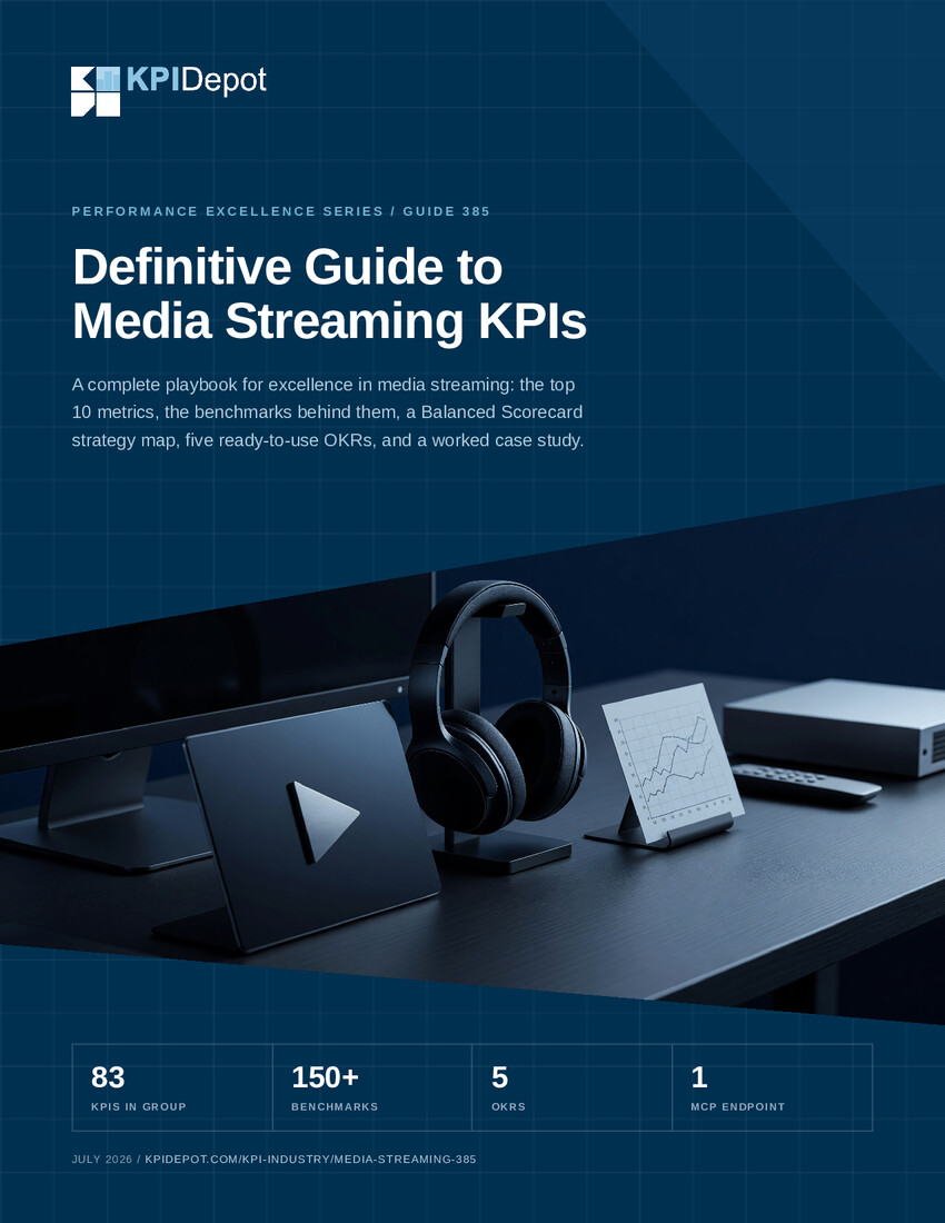 Definitive Guide to Media Streaming KPIs cover