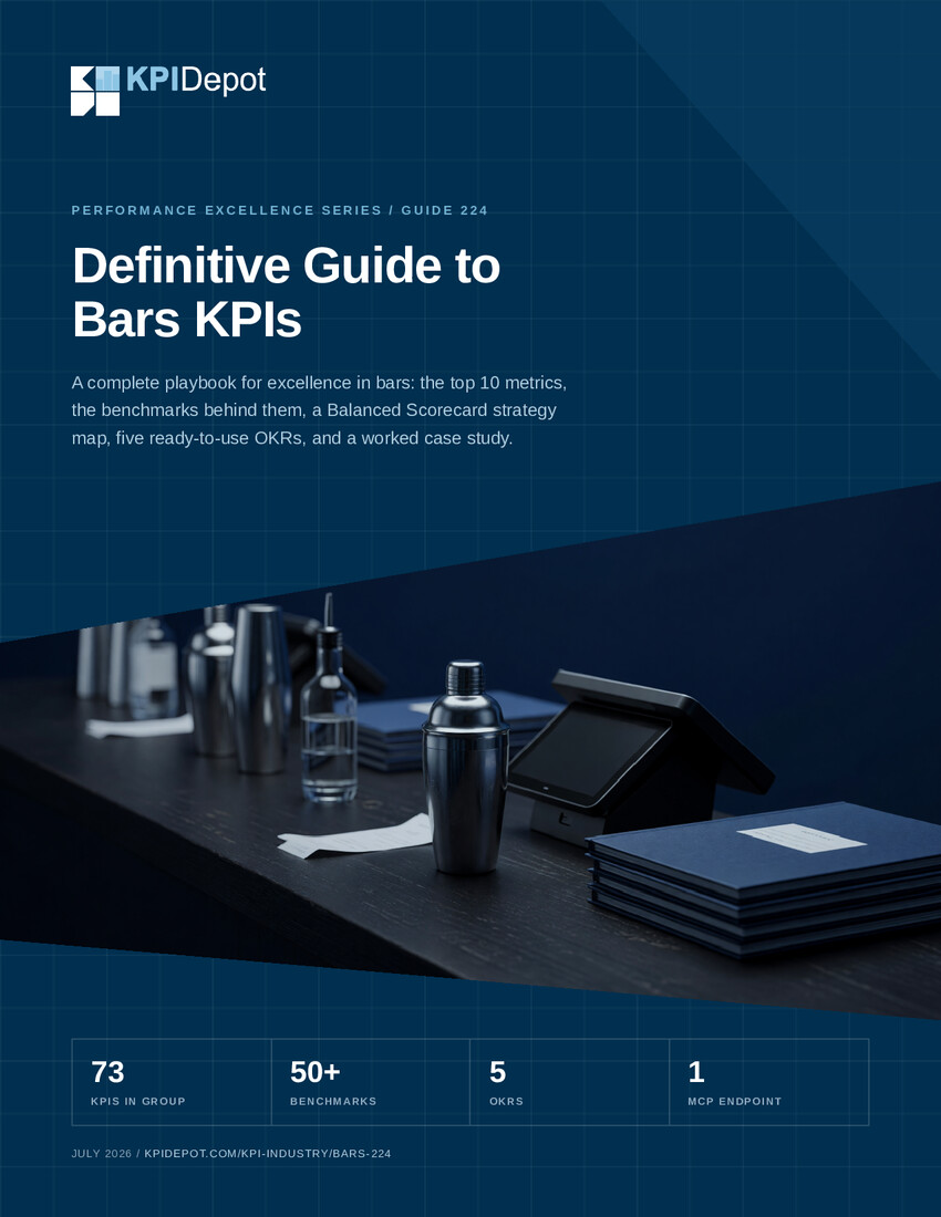 Definitive Guide to Bars KPIs cover