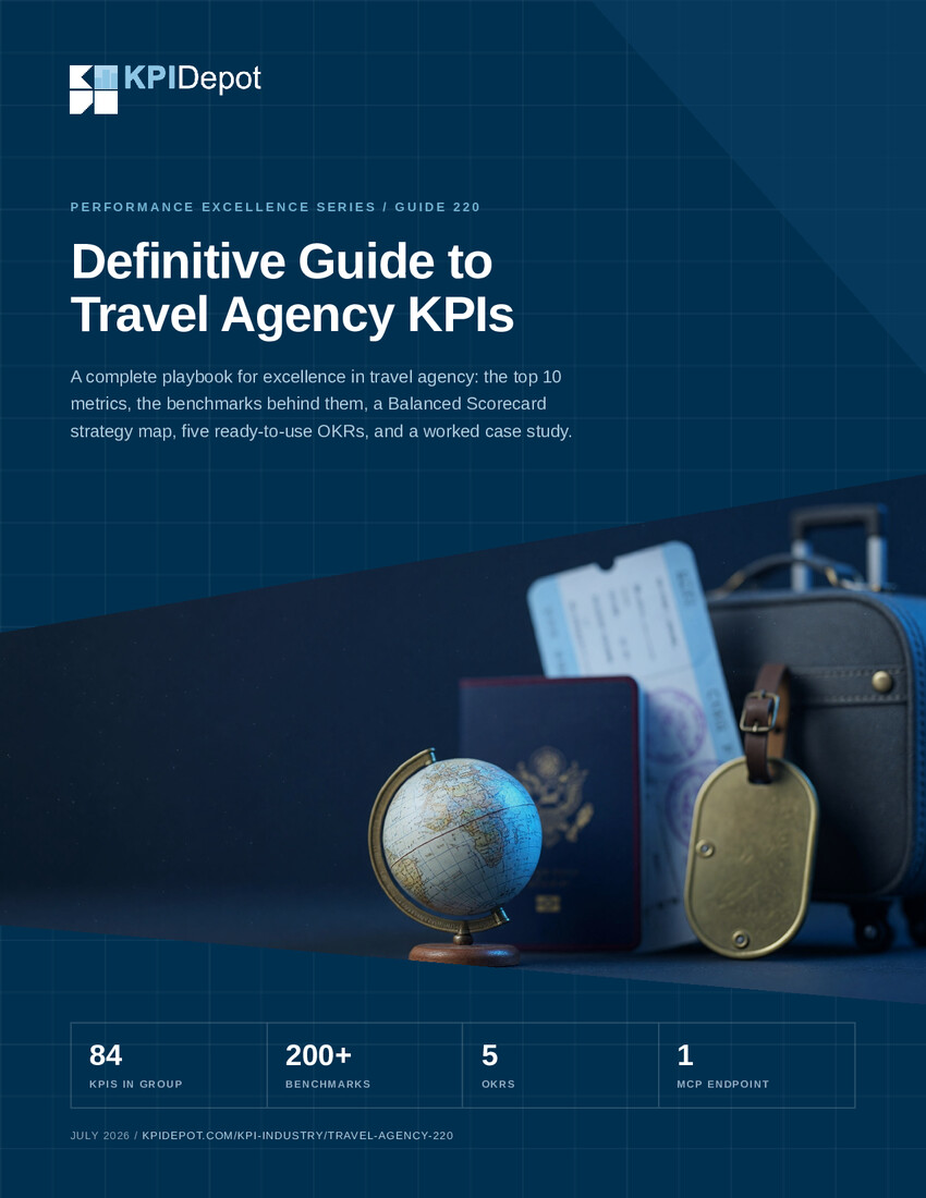 Definitive Guide to Travel Agency KPIs cover
