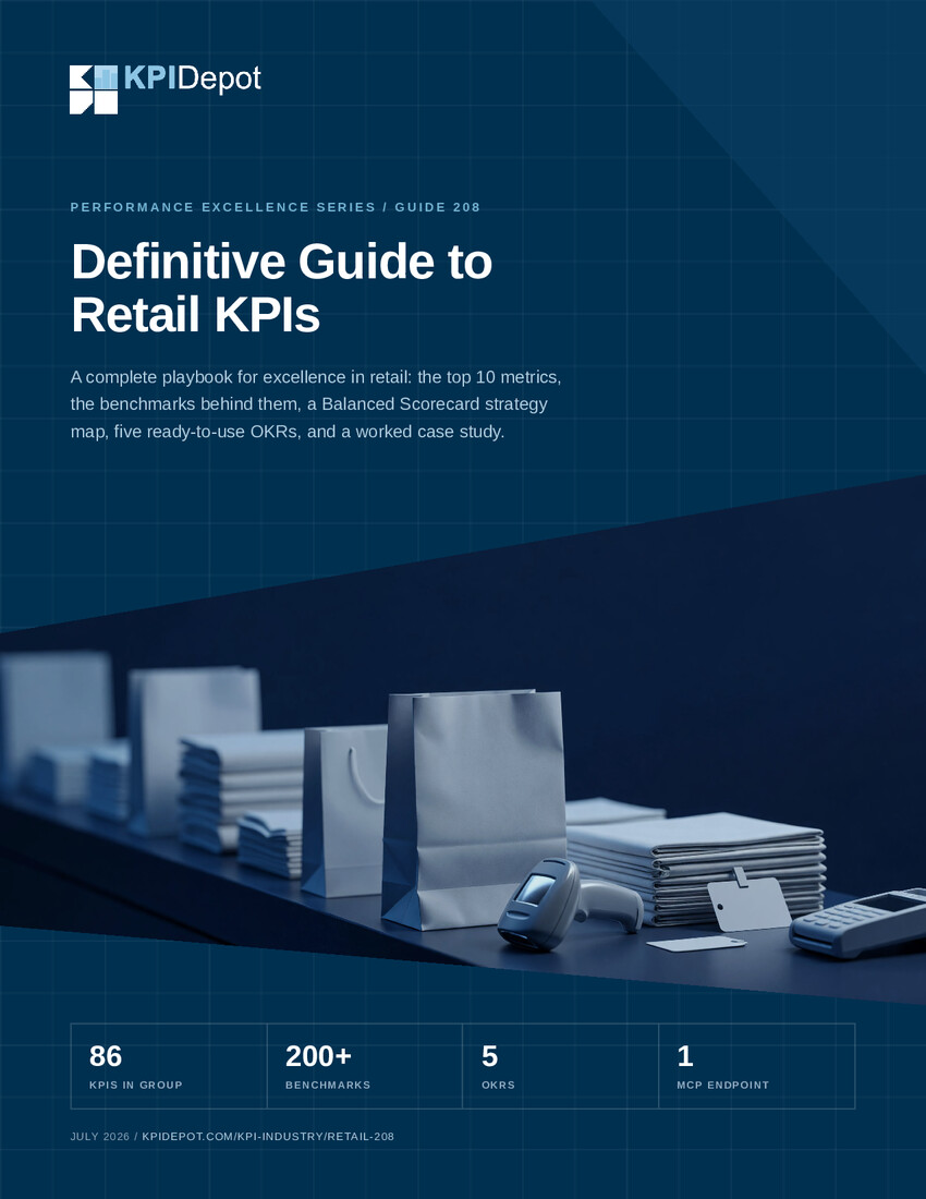 Definitive Guide to Retail KPIs cover