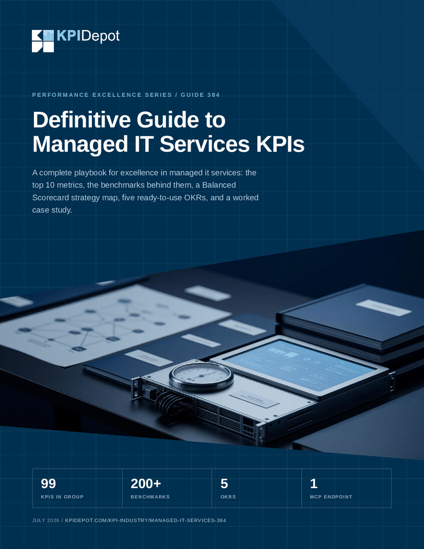Definitive Guide to Managed IT Services KPIs cover