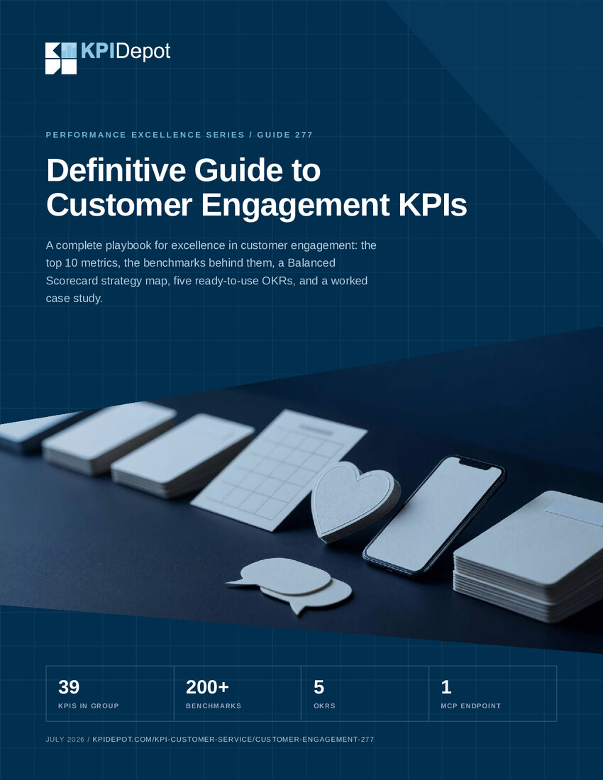 Definitive Guide to Customer Engagement KPIs cover