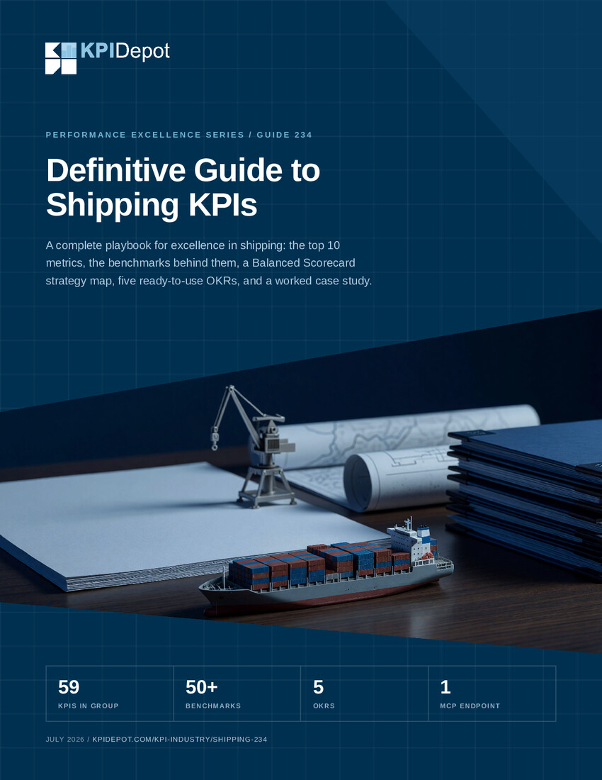 Definitive Guide to Shipping KPIs cover