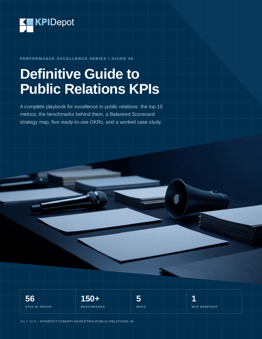 Definitive Guide to Public Relations KPIs cover