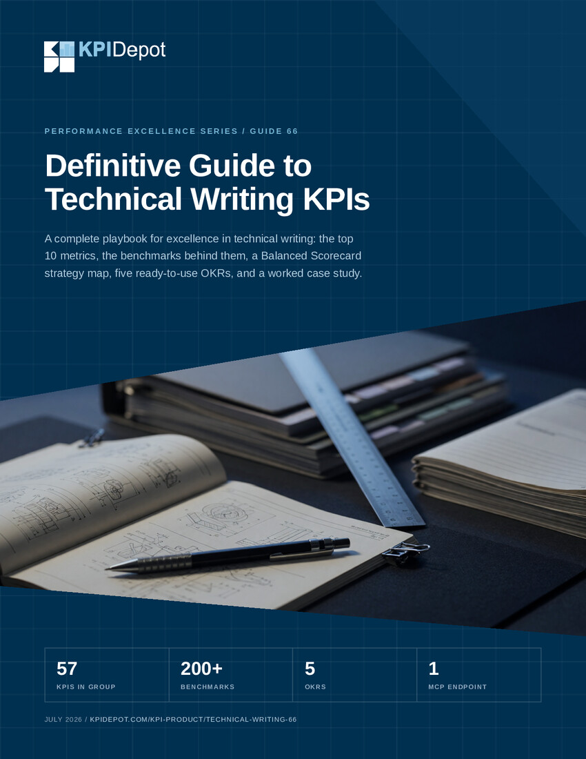 Definitive Guide to Technical Writing KPIs cover