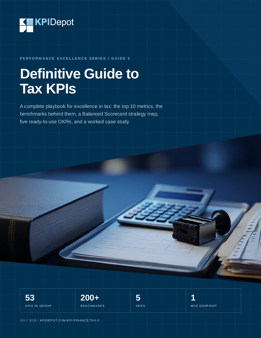 Definitive Guide to Tax KPIs cover