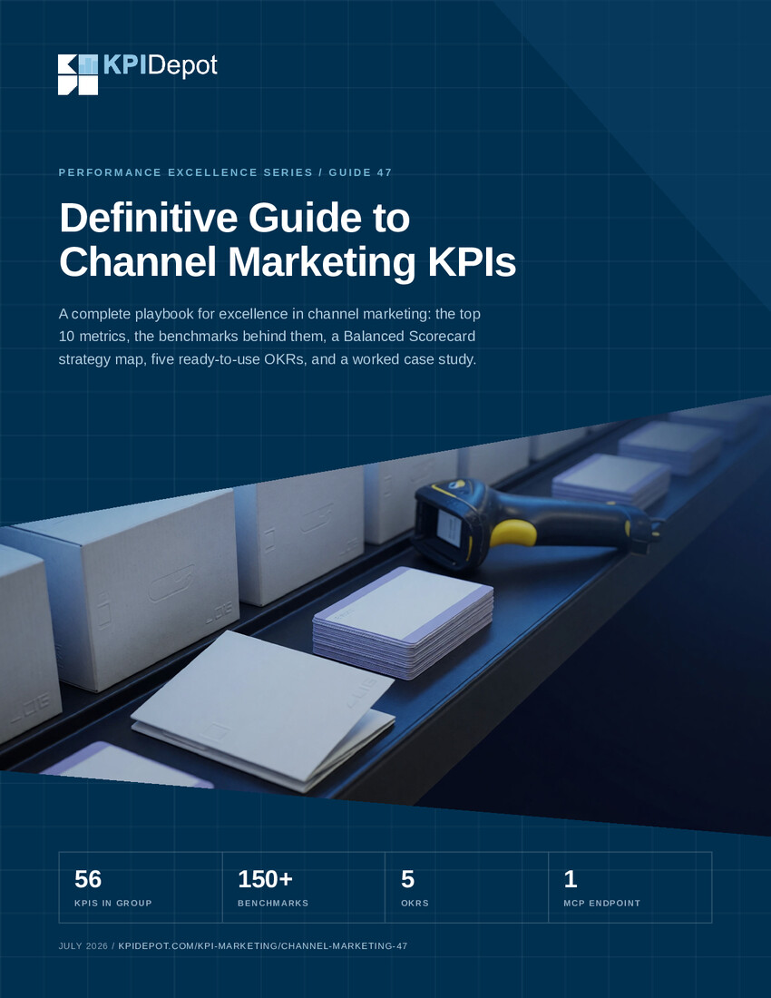 Definitive Guide to Channel Marketing KPIs cover