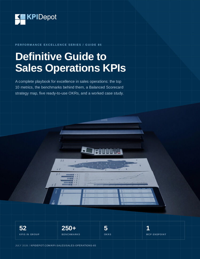 Definitive Guide to Sales Operations KPIs cover