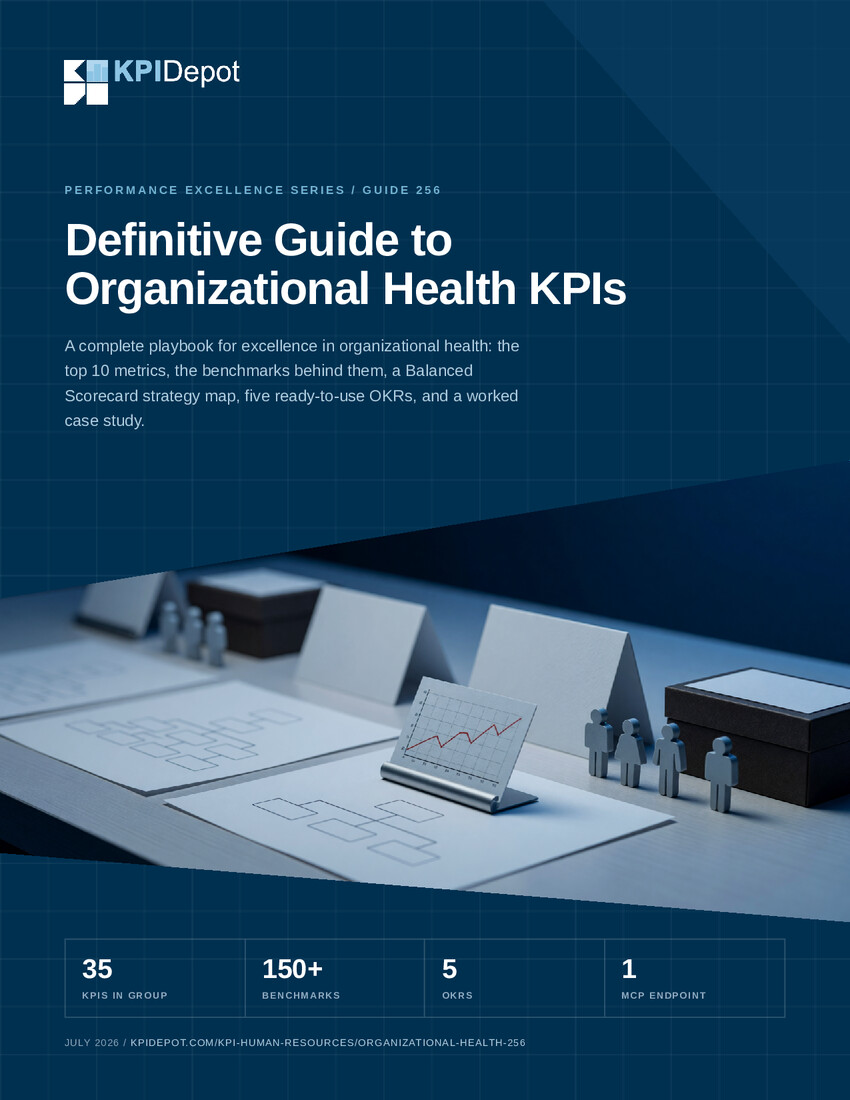 Definitive Guide to Organizational Health KPIs cover