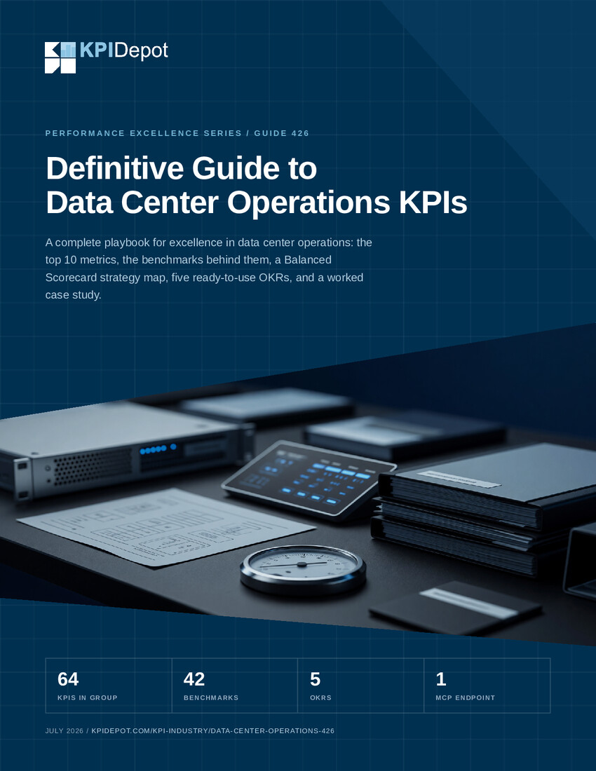 Definitive Guide to Data Center Operations KPIs cover