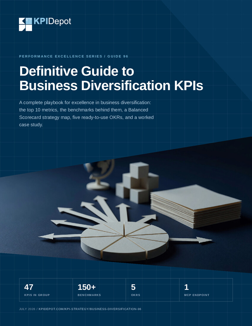 Definitive Guide to Business Diversification KPIs cover