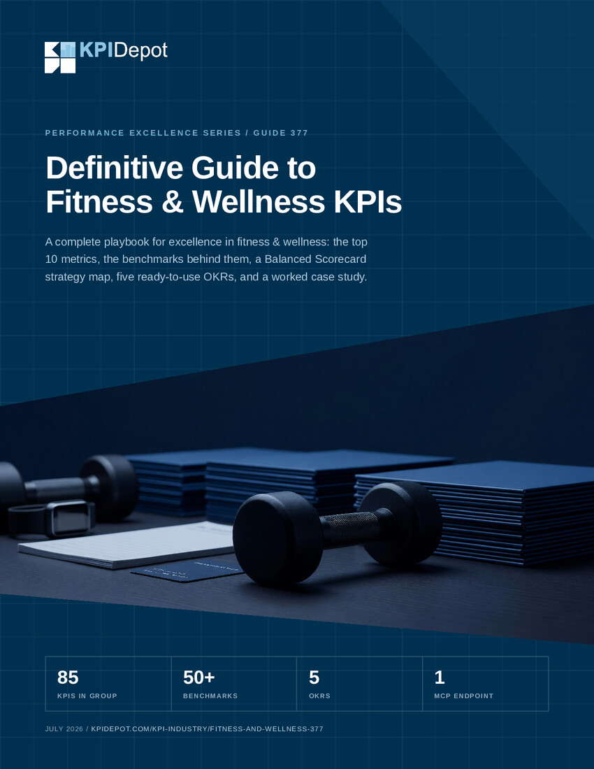 Definitive Guide to Fitness & Wellness KPIs cover