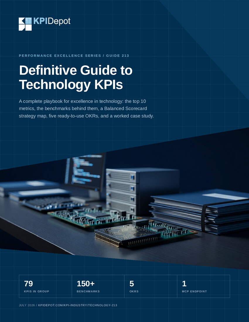 Definitive Guide to Technology KPIs cover
