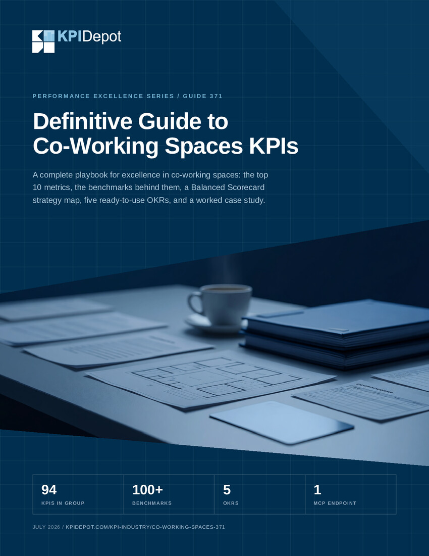 Definitive Guide to Co-Working Spaces KPIs cover