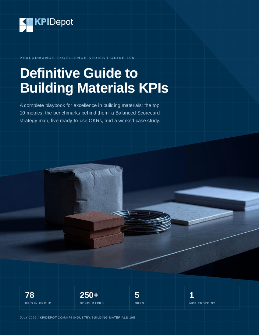 Definitive Guide to Building Materials KPIs cover
