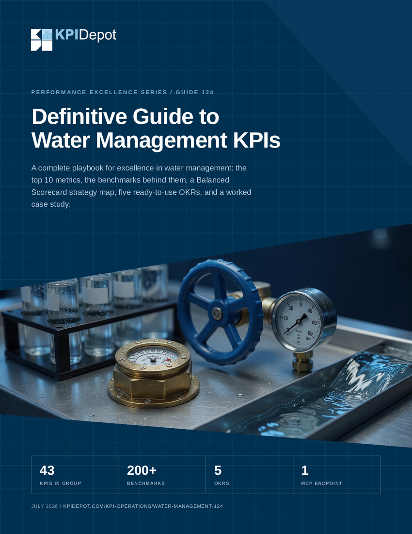 Definitive Guide to Water Management KPIs cover
