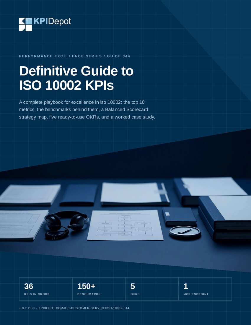 Definitive Guide to ISO 10002 KPIs cover
