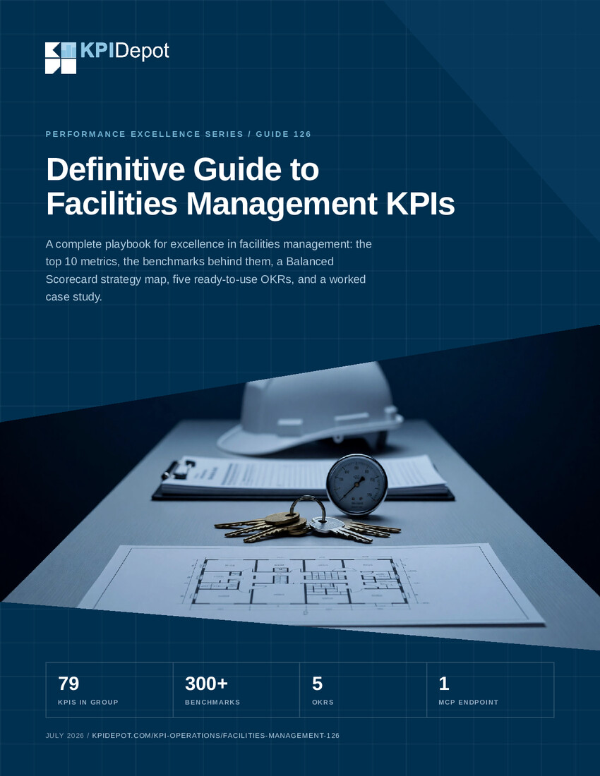 Definitive Guide to Facilities Management KPIs cover