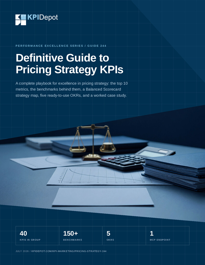Definitive Guide to Pricing Strategy KPIs cover
