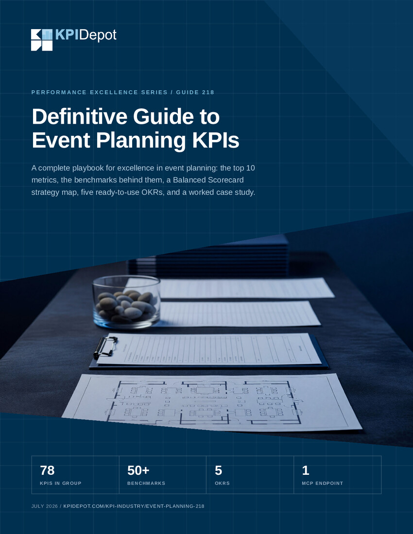 Definitive Guide to Event Planning KPIs cover
