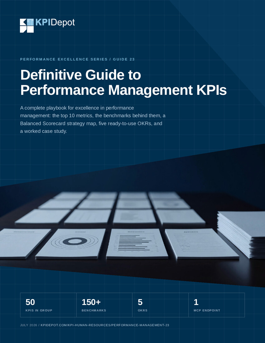Definitive Guide to Performance Management KPIs cover