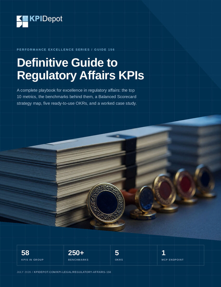 Definitive Guide to Regulatory Affairs KPIs cover