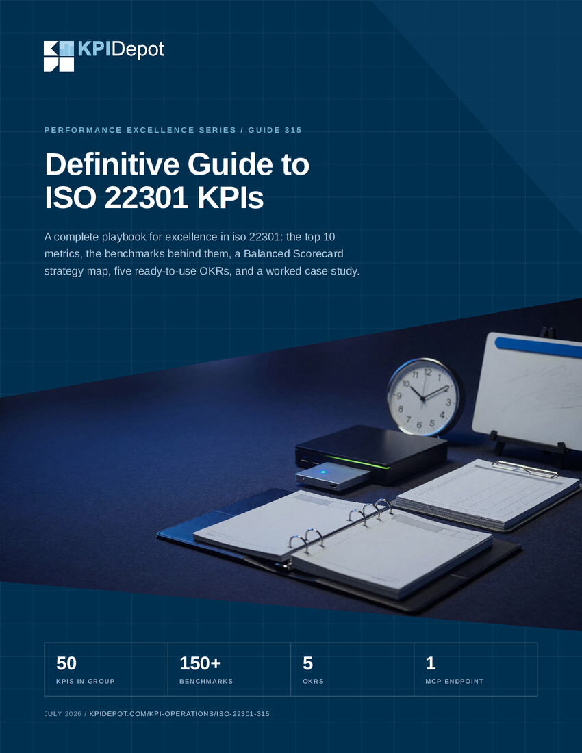Definitive Guide to ISO 22301 KPIs cover