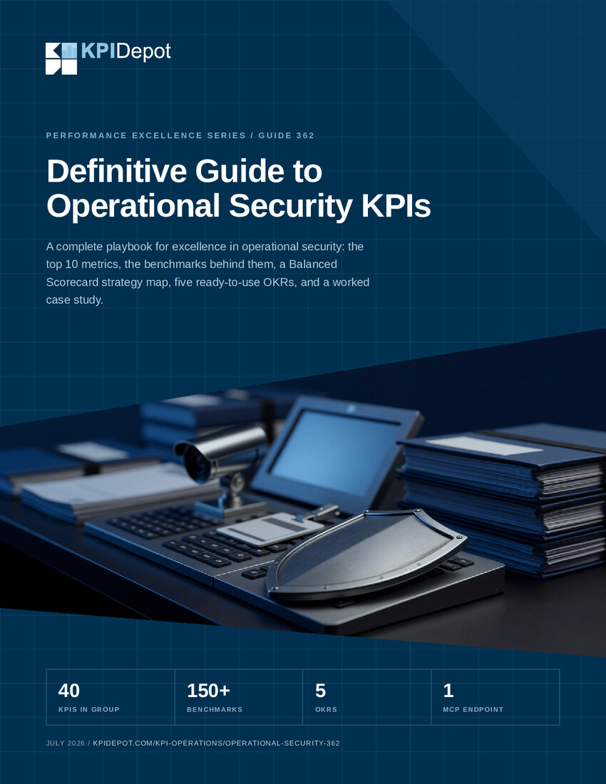 Definitive Guide to Operational Security KPIs cover
