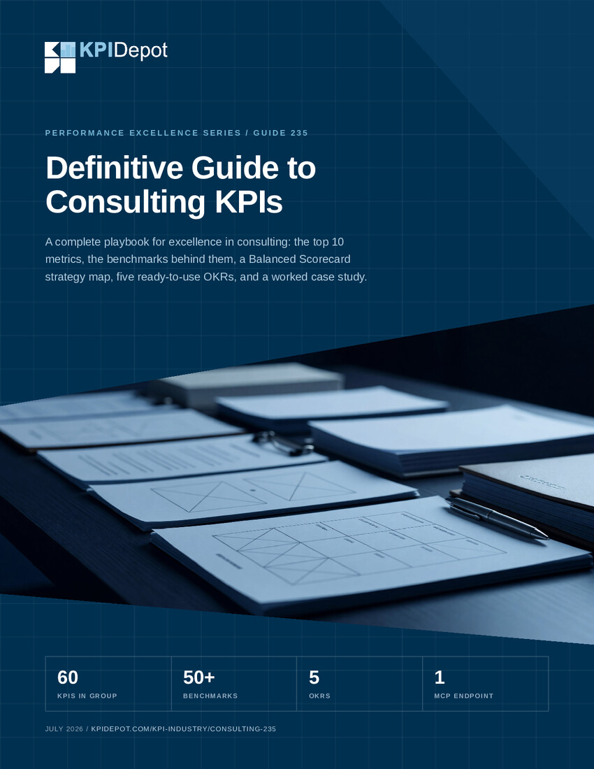 Definitive Guide to Consulting KPIs cover