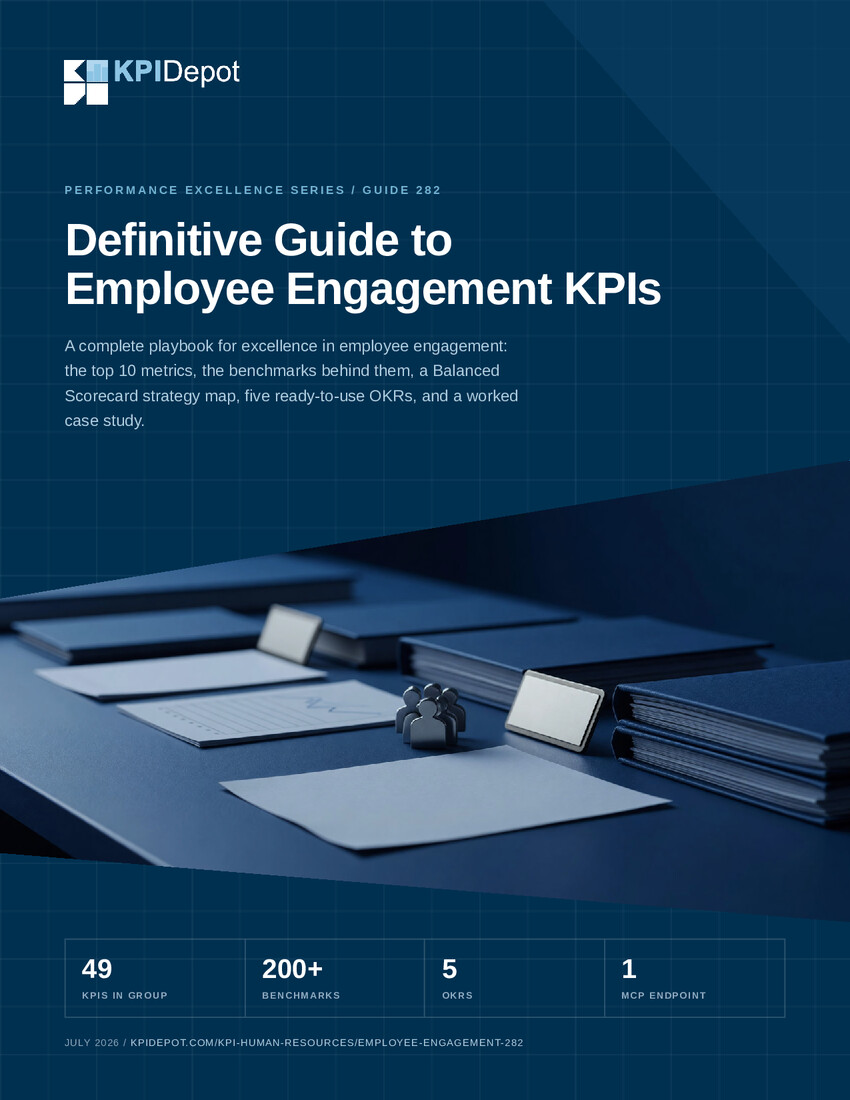Definitive Guide to Employee Engagement KPIs cover