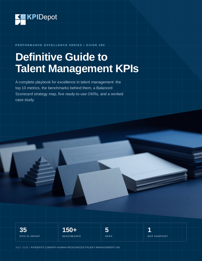 Definitive Guide to Talent Management KPIs cover